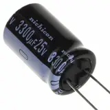 Nichicon_UVZ1E332MHD_Aluminum Electrolytic Capacitor 3300uF 25V 20% Radial 1.4A 105C