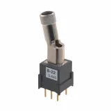 NKK Switches_B22LP_DPDT Toggle Switch, 100mA, 28V, Brass Locking Lever, PC Pin