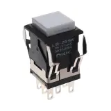 NKK Switches_LB26SKW01-B_SWITCH PUSHBUTTON DPDT 3A 125V