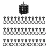 NKK Switches_PS3N_Switch, Rotary, Non-Shorting, D-Flat Shaft, Adjustable Stop, 3P, 2-11Pos, 30A, 125VAC