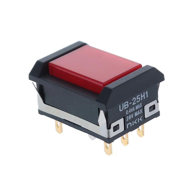 NKK Switches_UB25NBKG015C-CC_SWITCH PUSHBUTTON DPDT 0.4VA 28V