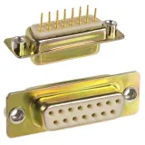 NorComp_172-E15-211-011_Conn D-Subminiature F 15 POS 2.77mm Solder ST Thru-Hole 15 Terminal 1 Port