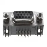 NorComp_181-015-213R561_15 Pos HD D-Sub Receptacle, Female, 2A, 250V, Gold Plated