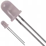 onsemi_MV6951_Red 5 mm 70° Tinted Diffused 12 mcd 2.4 V Solid State LED Lamp - T-1 3/4