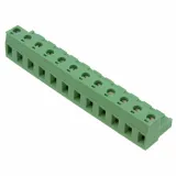 Phoenix Contact_1767106_12 Pos 7.62mm RA Screw Terminal Block, 400V, 12A, Green