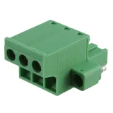 Phoenix Contact_1777811_3 Pos 5.08mm RA Screw Terminal Block, 12A, 320V, Green