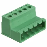 Phoenix Contact_1786200_5 Pos Terminal Block, 12A, 250V, 5.08mm Pitch, Screw, Green