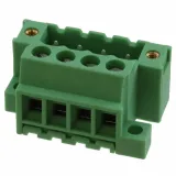 Phoenix Contact_1788363_4 Pos Terminal Block, 12A, 300V, 5.08mm Pitch, Screw, Panel Mount