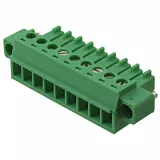 Phoenix Contact_1827774_Modular Terminal Block, 9 Pos, 3.81mm Pitch, 8A, 160V, Green