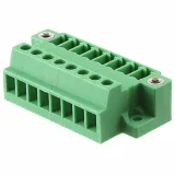 Phoenix Contact_1833085_8 Pos Terminal Block, 3.81mm Pitch, 160V, 8A, Screw, Panel Mount