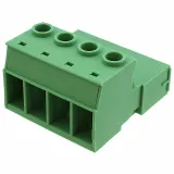 Phoenix Contact_1969399_4 Pos Terminal Block, 10.16mm Pitch, 76A, 600V, Screw, RA