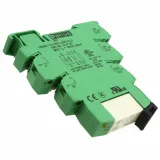 Phoenix Contact_2967086_PLC relay, consisting of base terminal block PLC-BSC /21 with screw connection and pluggable miniature relay with power contact, for assembly on DIN rail NS 35/7.5, 2 PDT, input voltage 120 V AC / 110 V DC