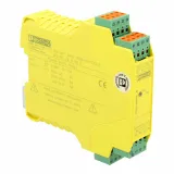 Phoenix Contact_2981680_Safety Relay, SPST, Momentary, 0.1A (Coil), 24VDC (Coil), 2400mW (Coil), 6A (Contact), 250VDC (Contact), DC Input, AC/DC Output, DIN-Rail Mount