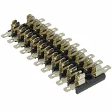 SCHURTER_0031.5010_10-Pole 600V Fuse Holder Strip, 5x20mm Fuse, Thermoplastic/Thermoset