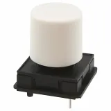 SCHURTER_1241.1082.8_Keypad Switch SPST Momentary 0.125A 48VDC White Tactile Through Hole