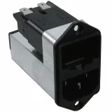 SCHURTER_4303.5025_Mains Power Connector, 10A, 250VAC, 3 Pos, Fuse, UL94 V-0