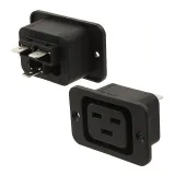 SCHURTER_4797.0000_3-Pin Power Connector, 20A, 250VAC, Female, Solder
