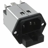 SCHURTER_5220.0623.3_Card Edge Connector, 3 Pos, 2 Pole, 6A, 250V, Panel Mount, Fuse