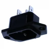 SCHURTER_6110.3300_3-Pos Card Edge Connector, 15A, 250V, Panel Mount, QC
