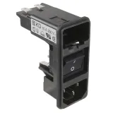 SCHURTER_KD14.4101.105_Card Edge Connector, 3 Pos, 10A, 250V, Tin Plated, Panel Mount
