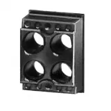 Switchcraft / Conxall_JP9942_CONN JACK MOD INSERT W/4OPENINGS