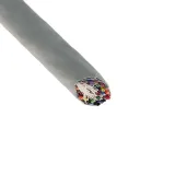 Alpha Wire_78448 SL005_Shielded Twisted Pair Cable Tape Modified Polyphenylene Ether/Polyethylene 50Conductors 24AWG 11.37mm 300VAC Slate Modified Polyphenylene Ether/Polyethylene 30.48m Spool