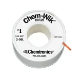 Chemtronics_2-50L_DESOLDER BRAID ROSIN 0.03" 50'