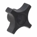 Davies Molding, LLC._2837BE_KNOB 4 ARM THERMOPLASTIC