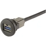 HARTING_09454521971_CBL USB3.0 A RCPT TO A PLG 3.28'