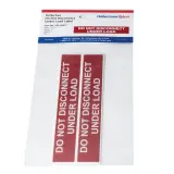 HellermannTyton_596-00671_LABEL ELECTRL WARN 6.5"X1" 10PC