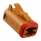 Molex_0934453108_CONN PLUG HSG 4POS ORANGE
