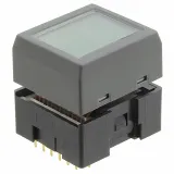 NKK Switches_IS15BBFP4RGB_Illuminated Pushbutton Switch, SPST, 0.1A, 12VDC, Solder, Through Hole