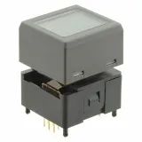 NKK Switches_IS15ESBFP4RGB_Illuminated Pushbutton Switch, SPDT, Momentary, 0.1A, 12VDC, Solder