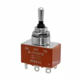 NKK Switches_S7AWB_SWITCH TOGGLE DPDT 15A 125V