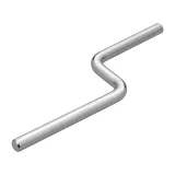 SICK_BEF-MS12Z-NB_MNT BAR Z-SHAPE 150X70X250MM SS