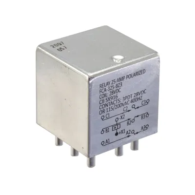 TE Connectivity_FCA-325-BZ3_Power Relay 28VDC 25A 3PDT Flange
