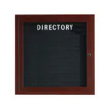 Aarco_OADCWW3636R_1 DOOR ALUMINUM FRAME WOOD LOOK,