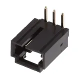 Adam Tech_CDR-03-GR_HEADER RA TH GOLD 3POS .1" SINGL