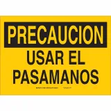 Brady Corporation_124929_B555 7X10 BLK/YEL PRECAUCION USA
