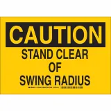Brady Corporation_127697_B302 10X14 BLK/YEL CAUTION STAND