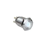 Bulgin_MPI005D28LSWH12_SWITCH PB SPCO ILLUM WHT SS