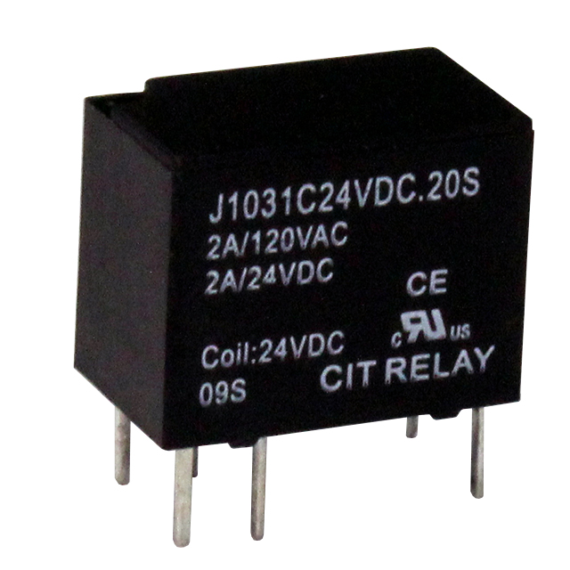 CIT Relay and Switch_J1031C24VDC.20S