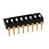 CIT Relay and Switch_KT08EH_SWITCH SLIDE DIP SPST 0.025A 24V