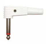 CLIFF_FM1105W_1/4" MONO PLUG 90 DEG WHITE
