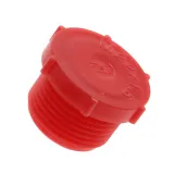 Essentra Components_10128A_METRIC THREADED PLUG:LDPE, RED,