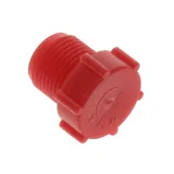 Essentra Components_12013A_METRIC THREADED PLUG:LDPE, RED,
