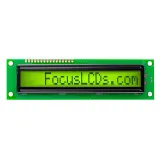 Focus LCDs_C161BXBSYN06WT05XAA1_16X1 STN YELLOW/GREEN CHARACTER