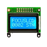 Focus LCDs_C82A-BW-XW65_8X2 STN BLUE CHARACTER LCD