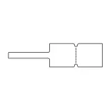 HellermannTyton_596-97004_1" X 4" FLAGTAG LABEL, LASER PRI