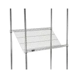 Nexel_331CP1_CHROME WIRE SLANT SHELF, 36X18